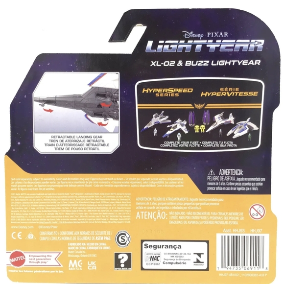 Hyperspeed Series XL-02 & Buzz Lightyear by Disney Pixar New - Picture 3 of 3